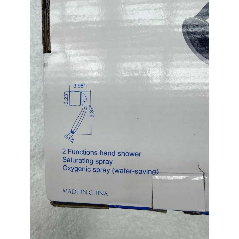 SHOWERME Handheld Oxygenic Saturating 2 Function Shower Head Brushed Nickel